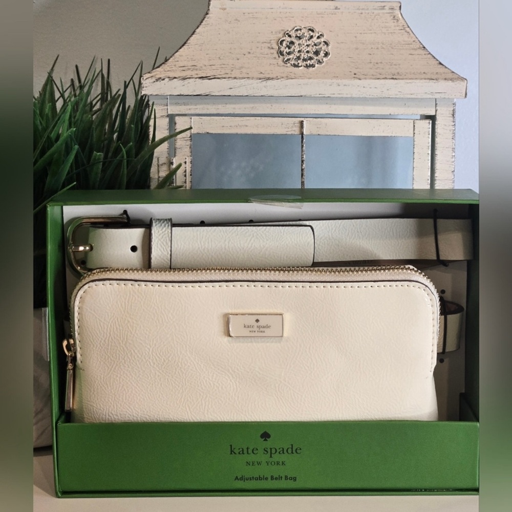 Kate Spade Cream Adjustable Belt Bag